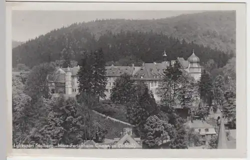 (9068) AK Südharz, Schloss Stolberg 1953