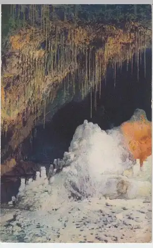 (9064) AK Saalfeld, Saale, Feengrotten, Gralsburg, Sonderstempel 1924