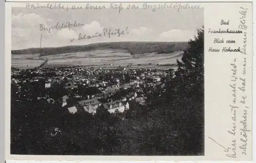 (9057) AK Bad Frankenhausen, Kyffhäuser, Panorama 1955