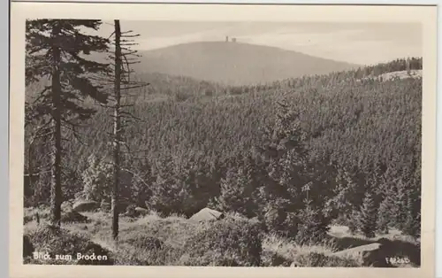 (9027) Foto AK Brocken 1955