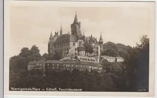 (9018) Foto AK Wernigerode, Schloss, nach 1945