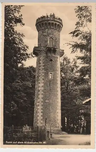(9013) Foto AK Ilmenau, Th. Wald, Kickelhahn, Turm 1957