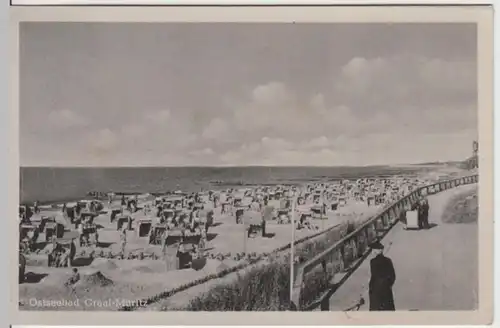 (8996) AK Graal-Müritz, Strand 1955