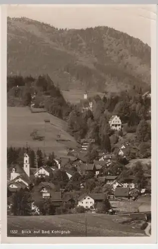 (8875) Foto AK Bad Kohlgrub, Panorama um 1940