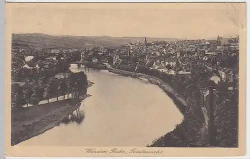 (8798) AK Werden, Panorama 1928
