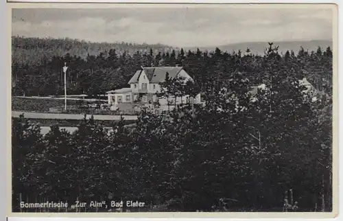 (13167) AK Bad Elster, Sommerfrische Zur Alm 1935