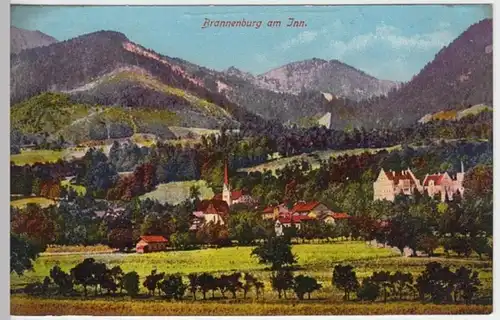 (13036) AK Brannenburg, Panorama 1916