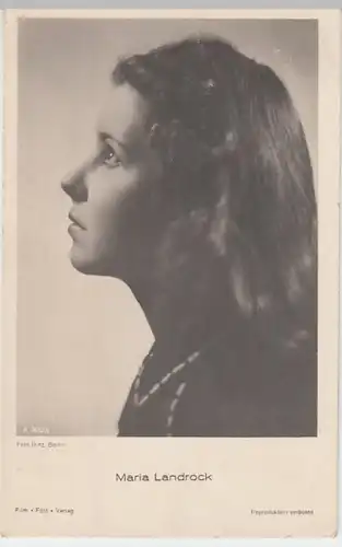 (12998) Foto AK Maria Landrock, Schauspielerin, vor 1945