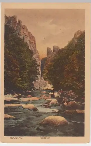 (12974) AK Bodetal, Harz, Bodetor, vor 1945