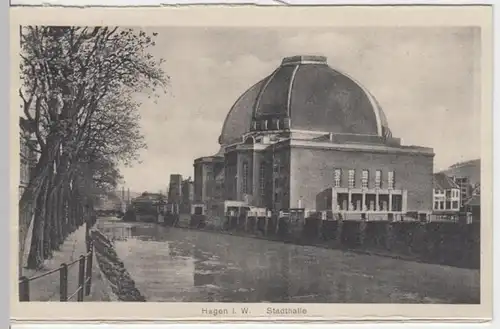 (12961) AK Hagen, N.-Westfalen, Stadthalle, vor 1945