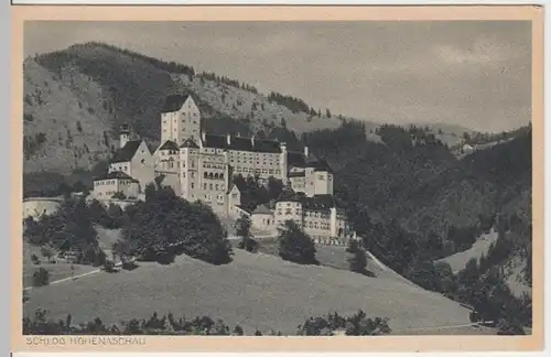 (12934) AK Aschau im Chiemgau, Schloss Hohenaschau, vor 1945