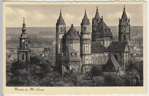 (12911) AK Worms, Rhein, Dom