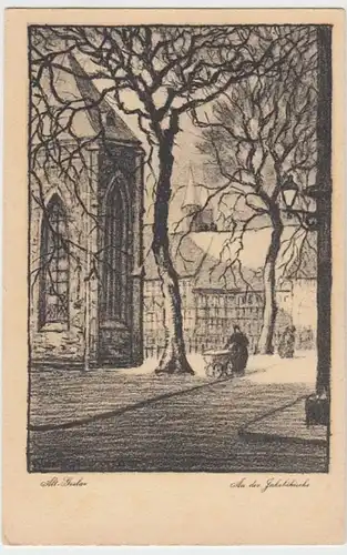 (12835) Künstler AK B. Kron, Goslar, Jakobikirche, vor 1945
