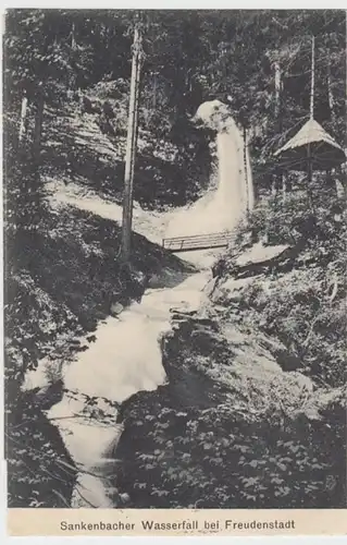 (12816) AK Baiersbronn, Sankenbacher Wasserfall 1907