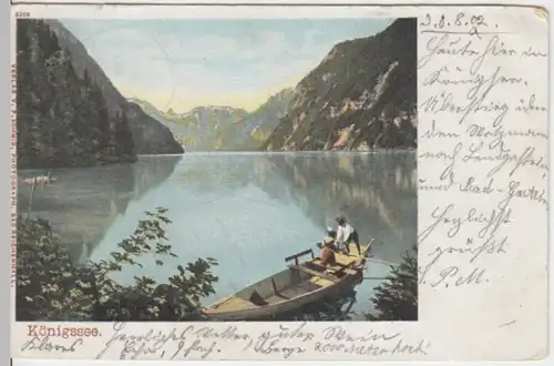 (12759) AK Schönau, Königssee 1902