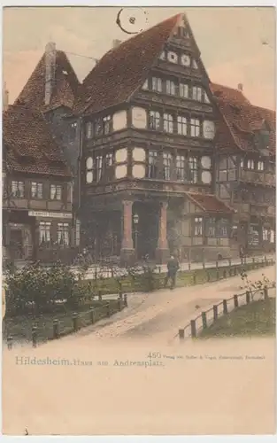 (12733) AK Hildesheim, Haus am Andreasplatz, bis 1905