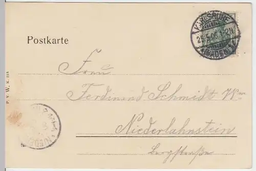 (12649) AK Karlsruhe, Stadtgartensee 1906