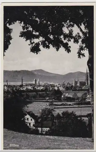 (12637) AK Zittau, Panorama 1935