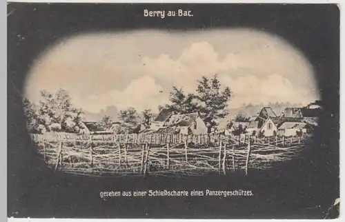 (12624) AK Berry-au-Bac, Feldpost 1. K.S. Inf. Div. 23, 1916