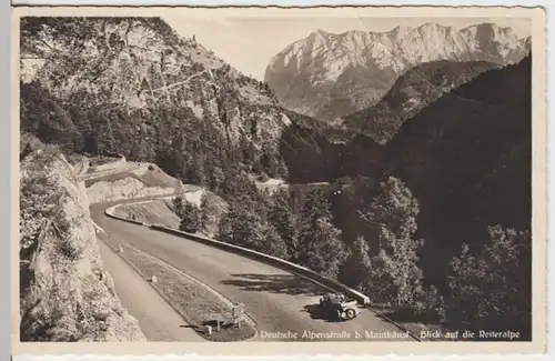 (12620) Foto AK Deutsche Alpenstraße beim Mauthäusl, Reiteralpe 1939