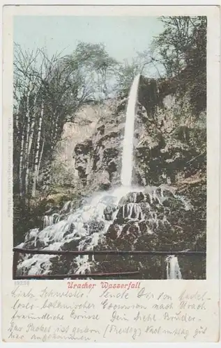 (12554) AK Bad Urach, Wasserfall 1903