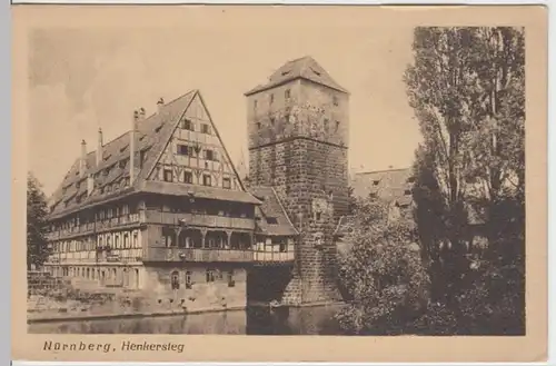 (12552) AK Nürnberg, Henkersteg, vor 1945