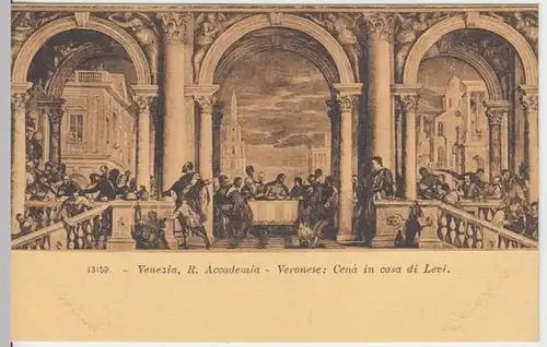 (12530) Künstler AK Veronese, Fest im Hause Levi, vor 1945