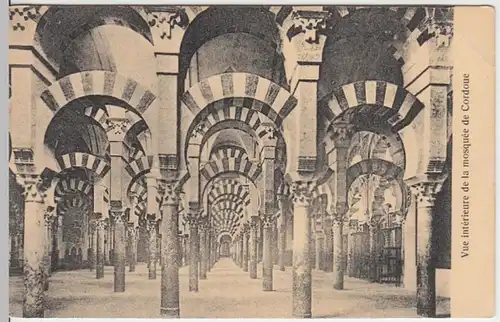 (12512) AK Cordoue, Cordoba, Mezquita-Kathedrale, Inneres, vor 1945