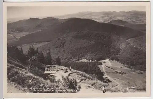 (12511) Foto AK Puy de Dome, alte Römerstraße 1946