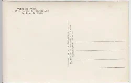 (12510) Foto AK Gorges de Pierre-Lys, Le Trou du Cure