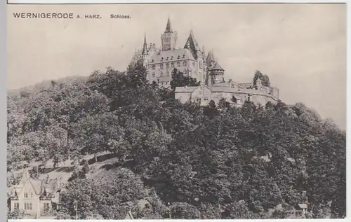 (12497) AK Wernigerode, Schloss, vor 1945