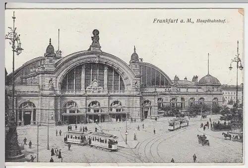 (12438) AK Frankfurt am Main, Hauptbahnhof, vor 1945