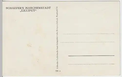 (12437) AK Variete, Schaefers Märchenstadt  Liliput, vor 1945