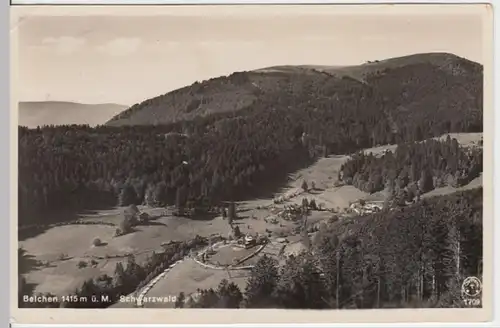 (12415) Foto AK Belchen, Schwarzwald 1937