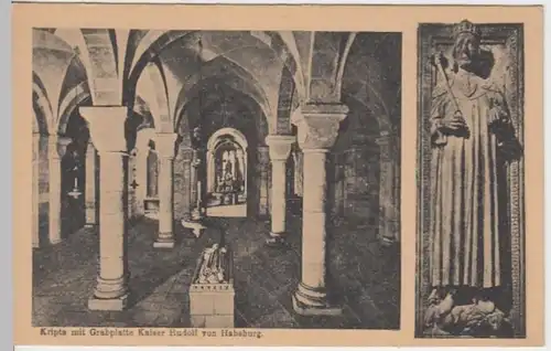 (12397) AK Speyer, Rhein, Dom, Krypta, vor 1945