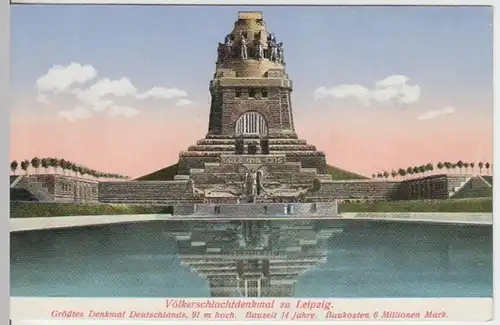 (12368) AK Leipzig, Völkerschlachtdenkmal, vor 1945