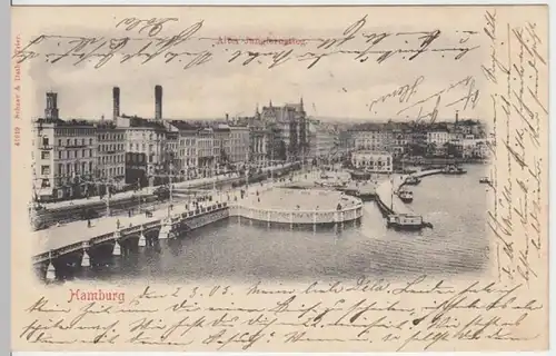 (12346) AK Hamburg, Alter Jungfernstieg 1903