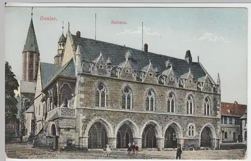 (12308) AK Goslar, Rathaus, vor 1945