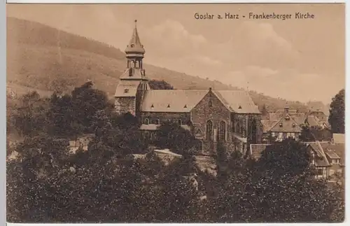 (12307) AK Frankenberg, Goslar, Harz, Kirche, vor 1945