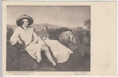 (12224) Künstler AK J. H. W. Tischbein, Goethe in Italien, vor 1945