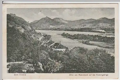 (12204) AK Siebengebirge, Blick von Rolandseck 1921