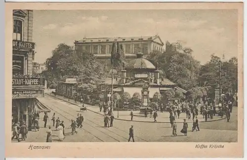 (12193) AK Hannover, Cafe Kröpcke, vor 1945