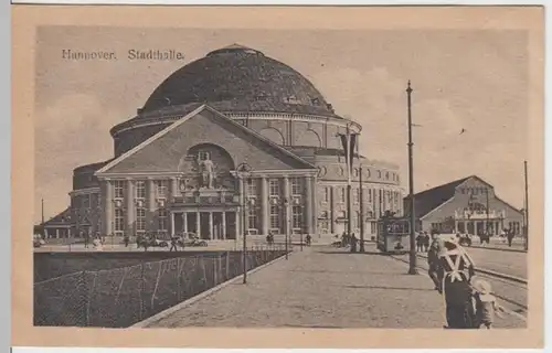 (12191) AK Hannover, Stadthalle, vor 1945