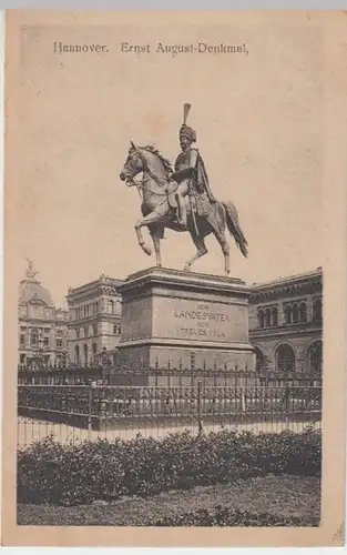 (12189) AK Hannover, Ernst August Denkmal, vor 1945