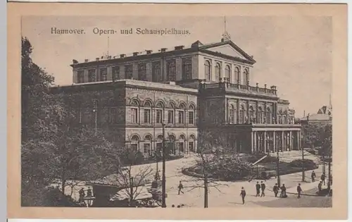 (12186) AK Hannover, Opern- und Schauspielhaus, vor 1945