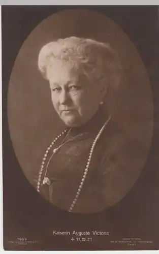 (12041) Foto AK Kaiserin Auguste Viktoria, um 1921