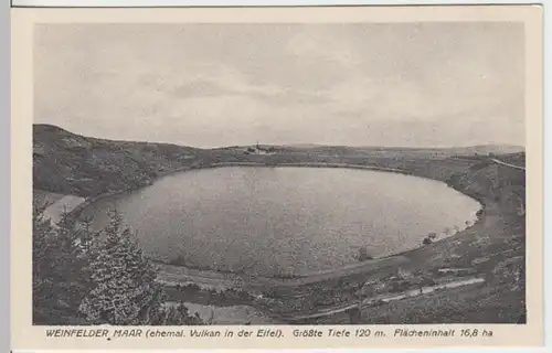 (12017) AK Weinfelder Maar, Eifel, vor 1945