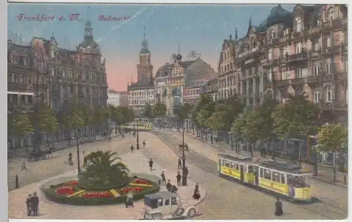 (11978) AK Frankfurt am Main, Roßmarkt, vor 1945