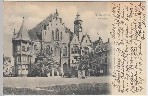 (11953) AK Hildesheim, Rathaus 1903