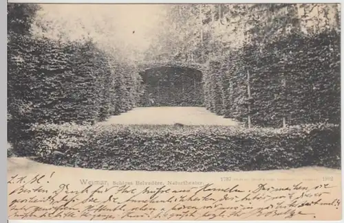 (11951) AK Weimar, Th., Schloss Belvedere, Naturtheater 1906